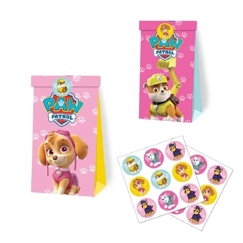 Pink Paw Patrol Gift Bags
