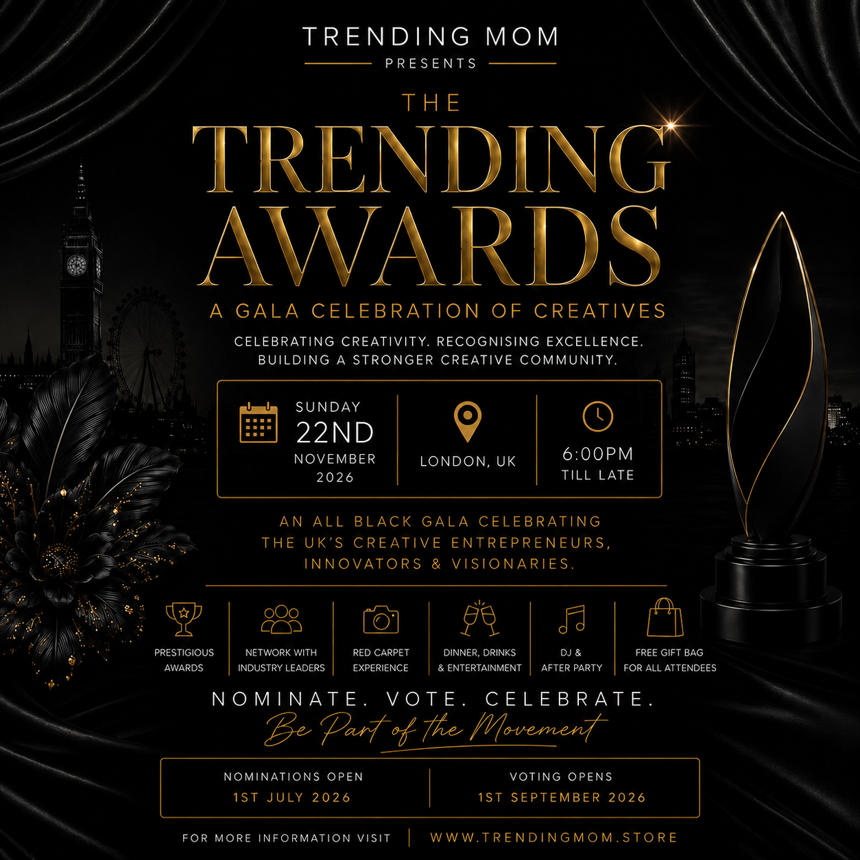 The Trending Awards Gala 2026