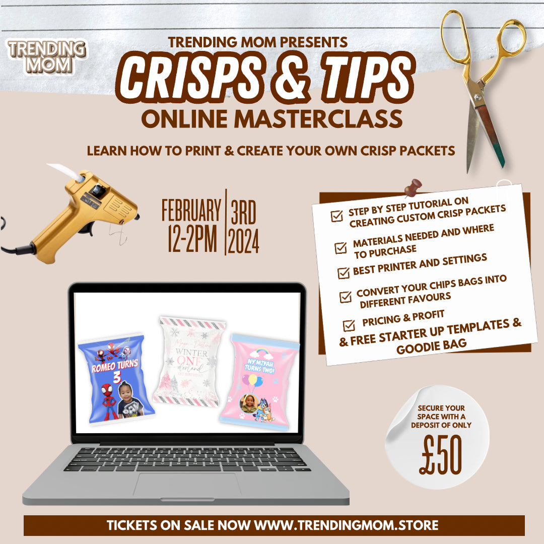 CRISPS & TIPS ONLINE MASTERCLASS