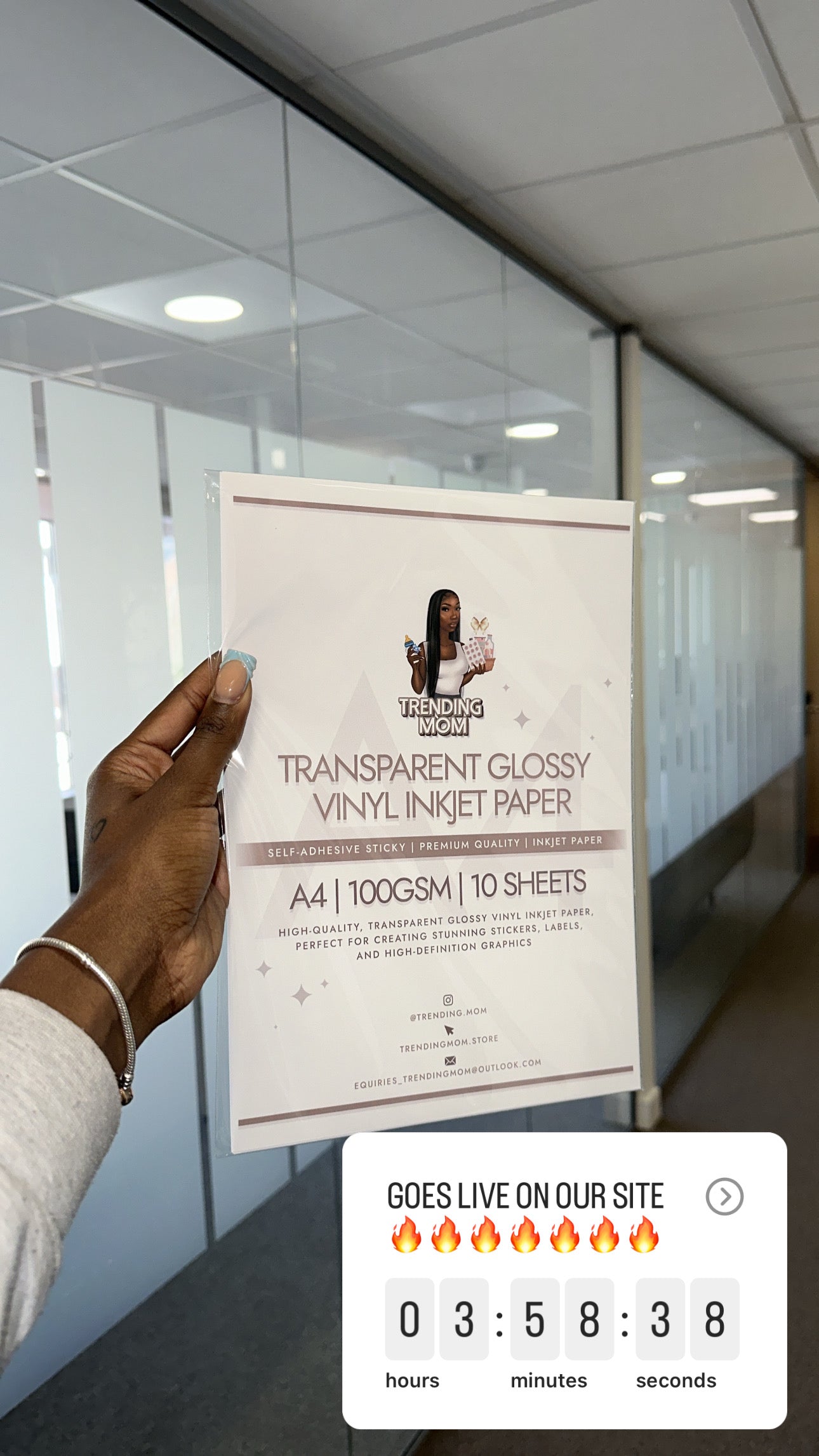10 Sheets of Transparent Paper