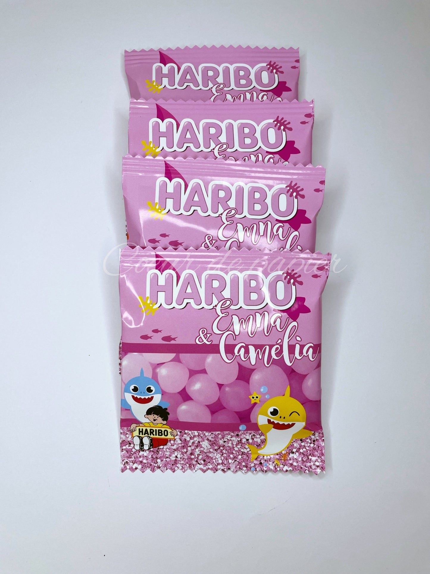PERSONALISED CANDY LABELS/INCLUDING CANDY