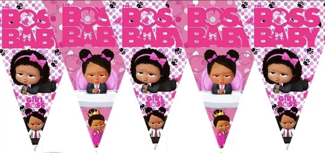 BOSS BABY GIRL BANNER