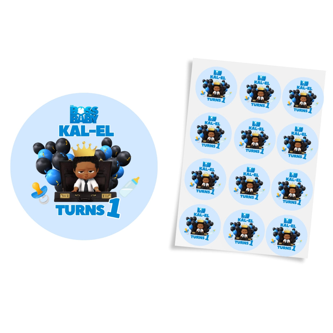 Custom BOSS BABY BOY stickers