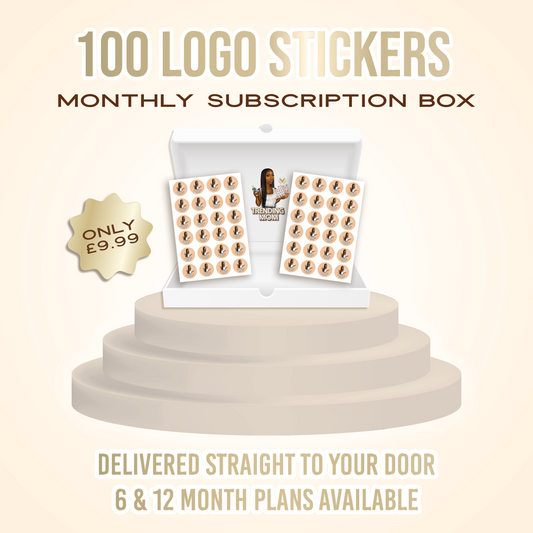 100 LOGO STICKERS