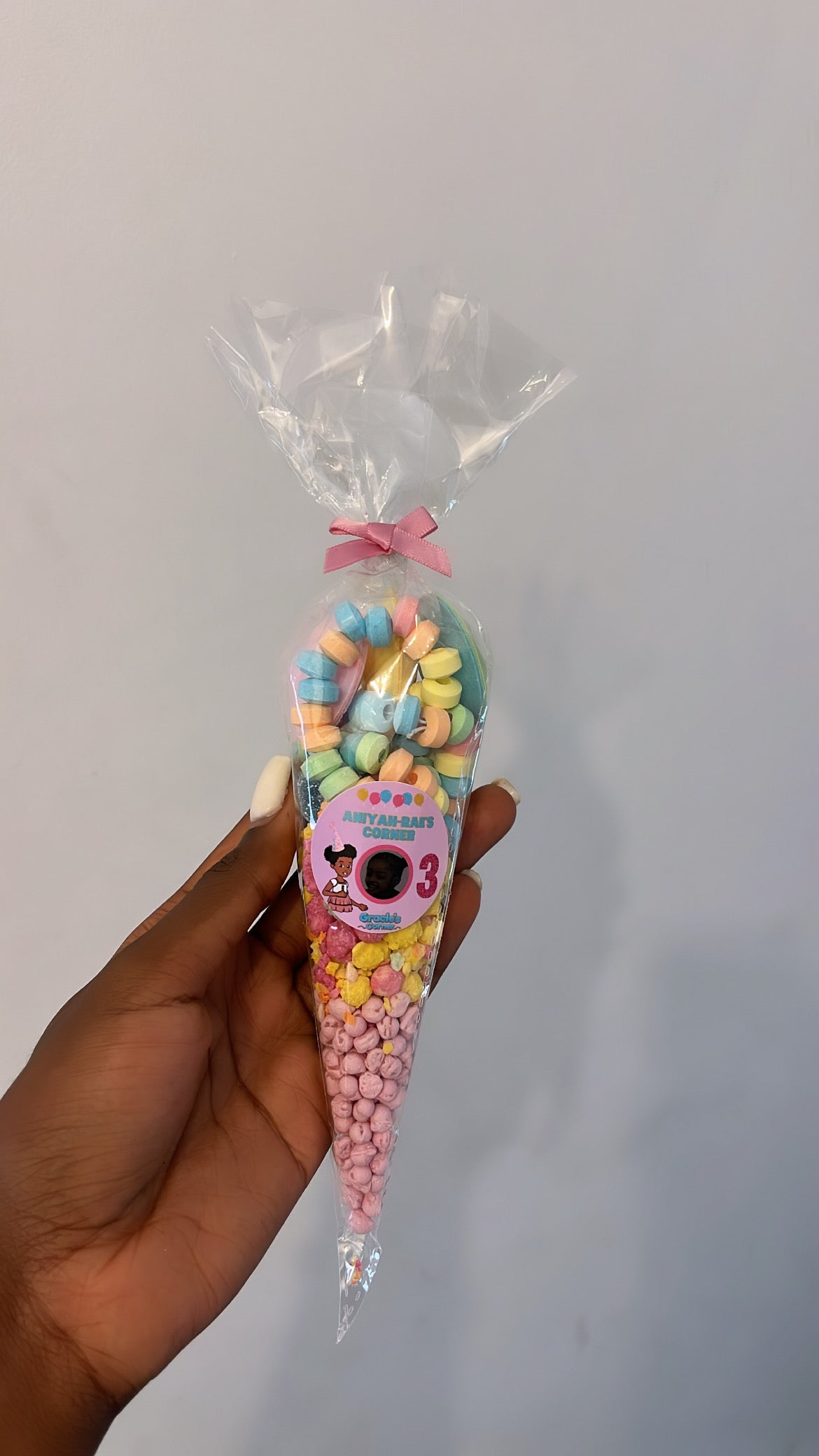 Personalised sweet cones